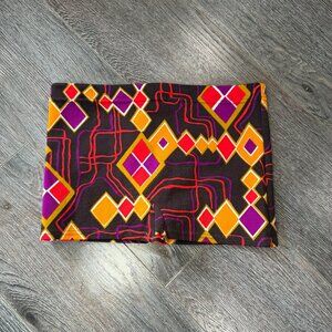 Vintage Men Swim Trunk Geometric Print Retro Style Size Medium